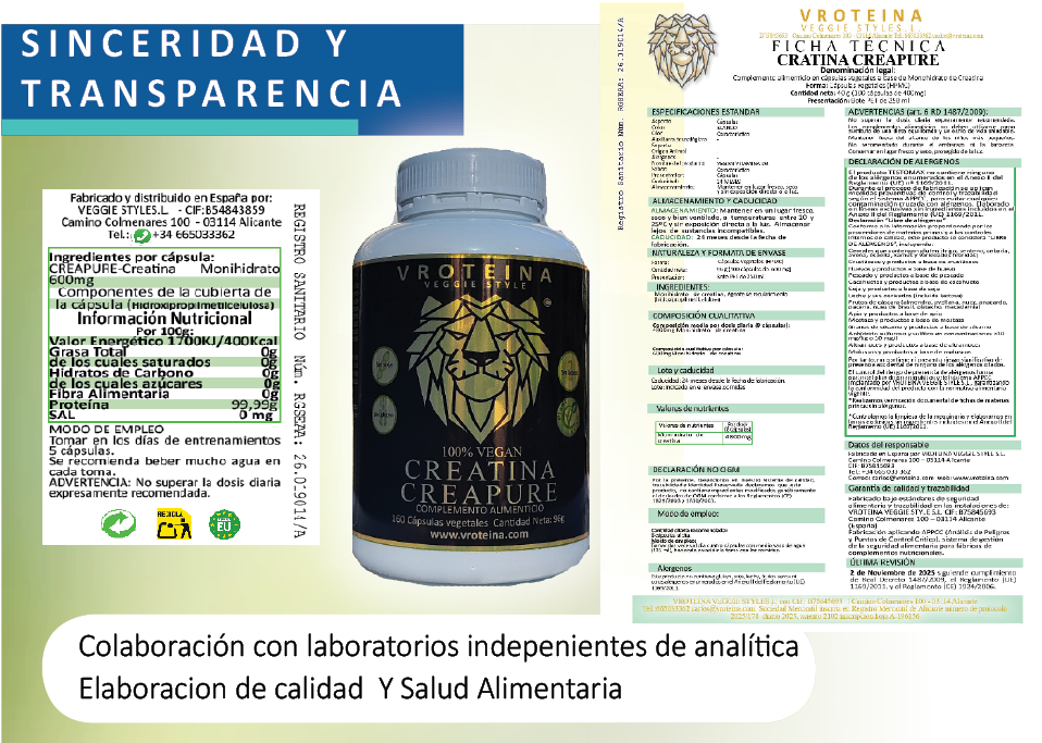 CREATINA CREAPURE - Imagen 6